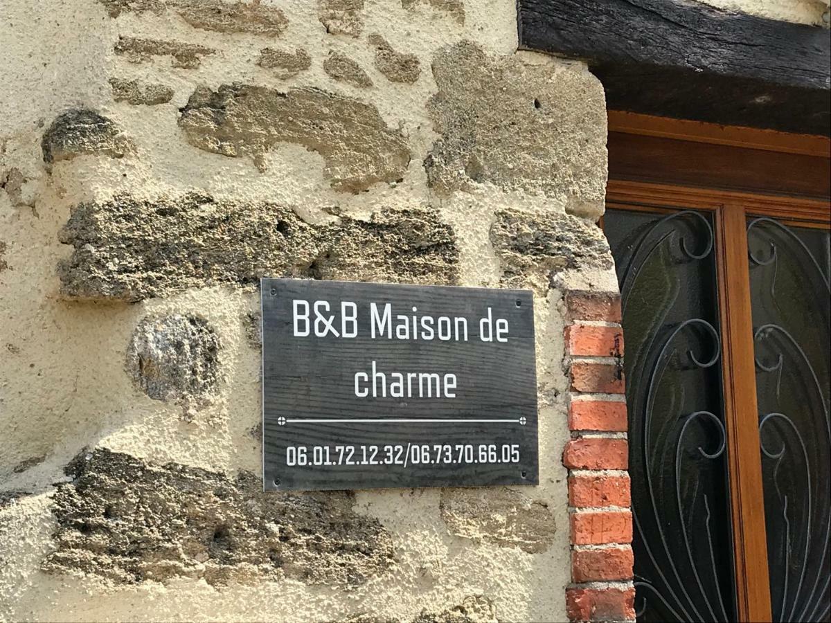 Maison De Charme Concourson-sur-Layon Exterior foto